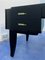 French Art Deco Black Lacquered Executive Desk, 1930s, Image 20