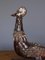 Escultura brutalista de un pájaro de cerámica y metal, años 60, Imagen 13