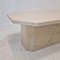 Table Basse en Travertin, Italie, 1980s 12