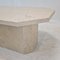 Italian Coffee Table in Travertine, 1980s 11