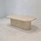 Italian Coffee Table in Travertine, 1980s 2