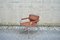 Vintage Italian Saddle Lounge Chair in Ox Red Cognac Leather 13