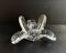 Vintage Crystal Leaf Bowl from Vannes, France, 1960s 2