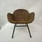 Mid-Century Design Wicker Chair, 1950s 1