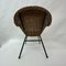 Mid-Century Design Wicker Chair, 1950s, Image 6
