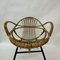Rattan Lounge Chair from Rohe Noordwolde, 1950s 6