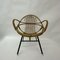 Rattan Lounge Chair from Rohe Noordwolde, 1950s 1