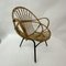 Rattan Lounge Chair from Rohe Noordwolde, 1950s 2