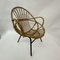 Rattan Lounge Chair from Rohe Noordwolde, 1950s 8
