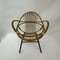 Rattan Lounge Chair from Rohe Noordwolde, 1950s, Image 4
