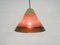 Brown Bubble Glass Pendant Light attributed to Peill and Putzler, Germany, 1960s 2