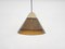 Brown Bubble Glass Pendant Light attributed to Peill and Putzler, Germany, 1960s 1