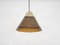Brown Bubble Glass Pendant Light attributed to Peill and Putzler, Germany, 1960s, Image 1