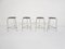 M3170 Stools attributed to Arne Jacobsen for for Fritz Hansen, Denmark, 1967, Set of 4 1