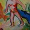 Mimmo Germana, Figurative Composition, Oil on Canvas, Framed 6
