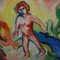 Mimmo Germana, Figurative Composition, Oil on Canvas, Framed 2