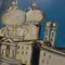 Remo Brindisi, Venecia, óleo sobre lienzo, años 80, Enmarcado, Imagen 4