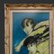 Remo Brindisi, Composizione figurativa, anni '80, Olio su tela, con cornice, Immagine 15