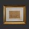 Lucio Fontana, Estudios para la decoración de espacios, años 50, Bolígrafo negro sobre papel, enmarcado, Imagen 1