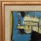 Remo Brindisi, Venice, Oil on Canvas, 1980s, Framed 13