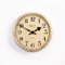 Horloge Murale d'Usine Vintage en Laiton par Synchronome 1