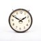 Doppelseitige Vintage Eisenbahnuhr von English Clock Systems 1