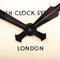 Doppelseitige Vintage Eisenbahnuhr von English Clock Systems 6