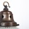 Lámpara colgante Holophane vintage grande de tres partes, Imagen 13