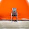 Lámpara colgante de fábrica de pintura polaca vintage en naranja, Imagen 6