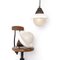 Antique Acorn Pendant Light in Opaline & Frosted Glass 2
