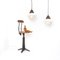 Antique Acorn Pendant Light in Opaline & Frosted Glass 4