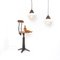 Antique Acorn Pendant Light in Opaline & Frosted Glass, Image 4