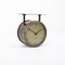 Antique Brass Double Sided Clock by Gents of Leicester, Image 3