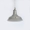 Industrial Grey Pendant Light with Brass 4