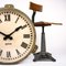 Large Cast Iron Railway Station Clock by Gents of Leicester, Image 2