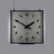 Large Square Double Sided Station Clock by Gents of Leicester, Image 3