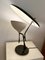 Italienische Mid-Century Schreibtischlampe aus lackiertem Metall, Messing, Marmorvon Lumen Milano, 1950er 11