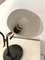 Lampada da scrivania Mid-Century in metallo verniciato, ottone e marmo di Lumen Milano, Italia, anni '50, Immagine 6