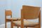 Chaises de Salle à Manger Vintage en Bois avec Siège en Paille, 1970s, Set de 4 13