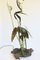 Lámpara de pie francesa modernista antigua de bronce, 1900, Imagen 16