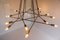 Large Mid-Century Italian Chandelier in Brass from Arredoluce, 1955, Image 4