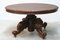 Antique French Oval Dining Table in Oak, 1850, Image 1