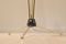 Mid-Century Tripod Glass & Brass Floor Lamp from Arlus, Immagine 5