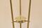 Mid-Century Dreibein Glas & Messing Stehlampe von Arlus 4