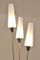 Lampadaires Tripodes en Verre et en Laiton Mid-Century de Arlus 3