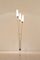 Mid-Century Dreibein Glas & Messing Stehlampe von Arlus 2