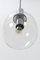 Hanging Lamp in Chrome and Glass, Image 6