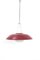 Pendant Lamp in Red, 1950s, Image 1