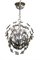 Chrome Hanging Lamp with Smoked Glass 4