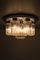 Lampada da soffitto vintage in metallo cromato, Immagine 2